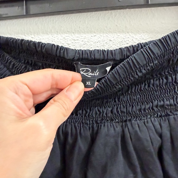 Rails Edina 100% Cotton Tiered Midi Dress Boho Whimsigoth Cottagecore XL - Picture 3 of 4